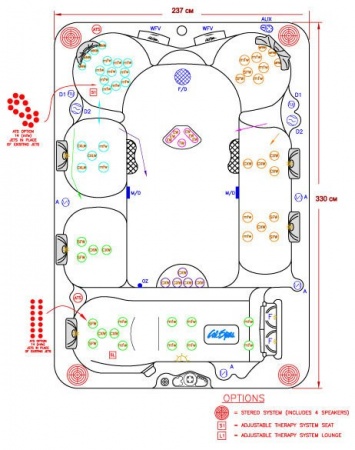 Спа бассейн Cal Spas New Porter